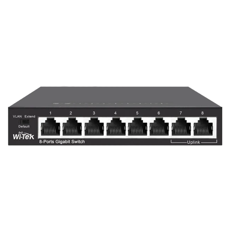 8xGigabit Ethernet Switch with Steel Case