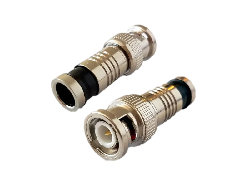 BNC male compression connector,full copper type