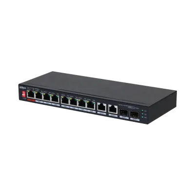 10-Port Unmanaged Desktop Gigabit Switch with 8-Port PoE